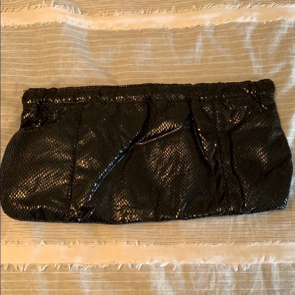 Old navy black clutch